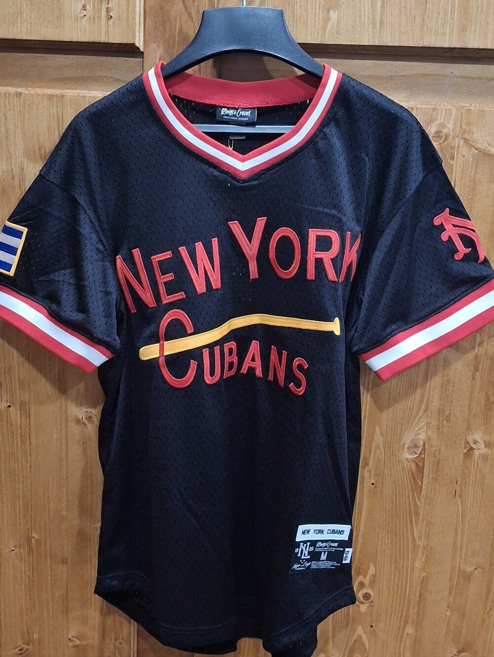 New York Cubans Negro League Jersey MENS MED Rings And CRWNS LIDS